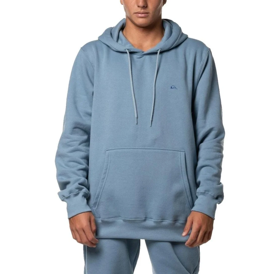 Moletom Quiksilver Canguru Embroidery Azul Escuro 280g