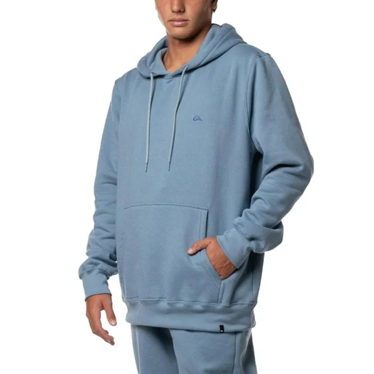 Moletom Quiksilver Canguru Embroidery Azul Escuro 280g - Imagem 2
