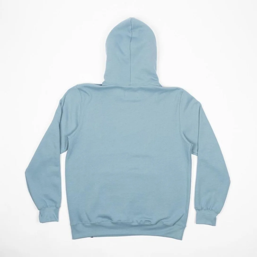 Moletom Quiksilver Canguru Embroidery Azul Escuro 280g - Imagem 4