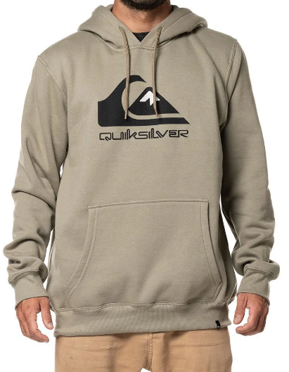 Moletom Quiksilver Canguru Full Logo 280G Caqui - Imagem 2