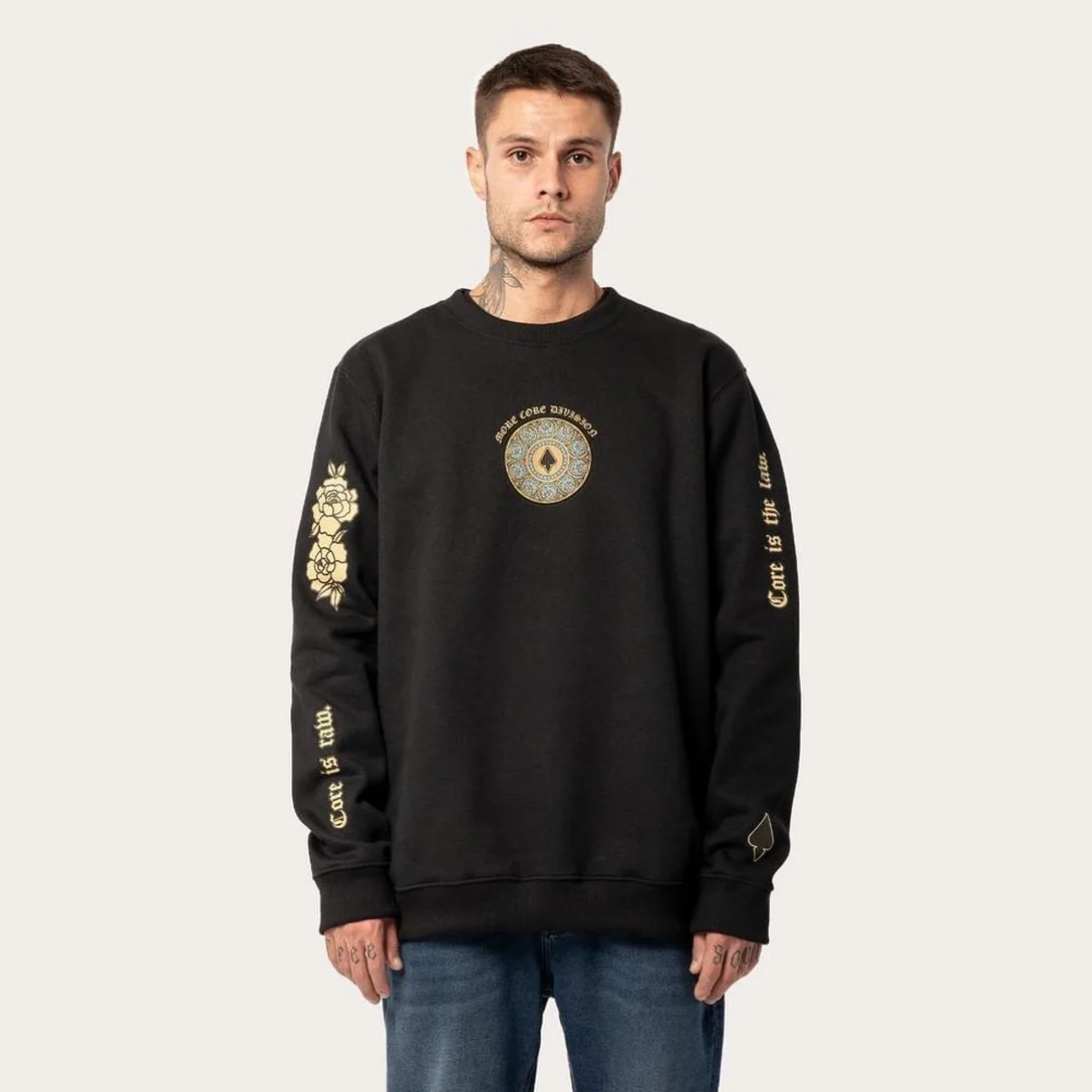 Moletom MCD Careca Santa Vitral WT24 Masculino Preto