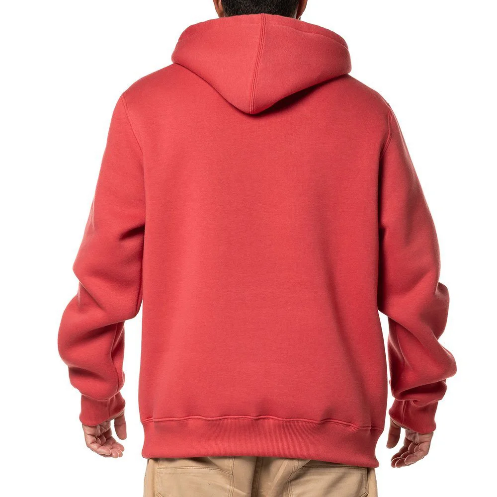 Moletom Quiksilver Fechado Omni Front 305G Vermelho - Imagem 2