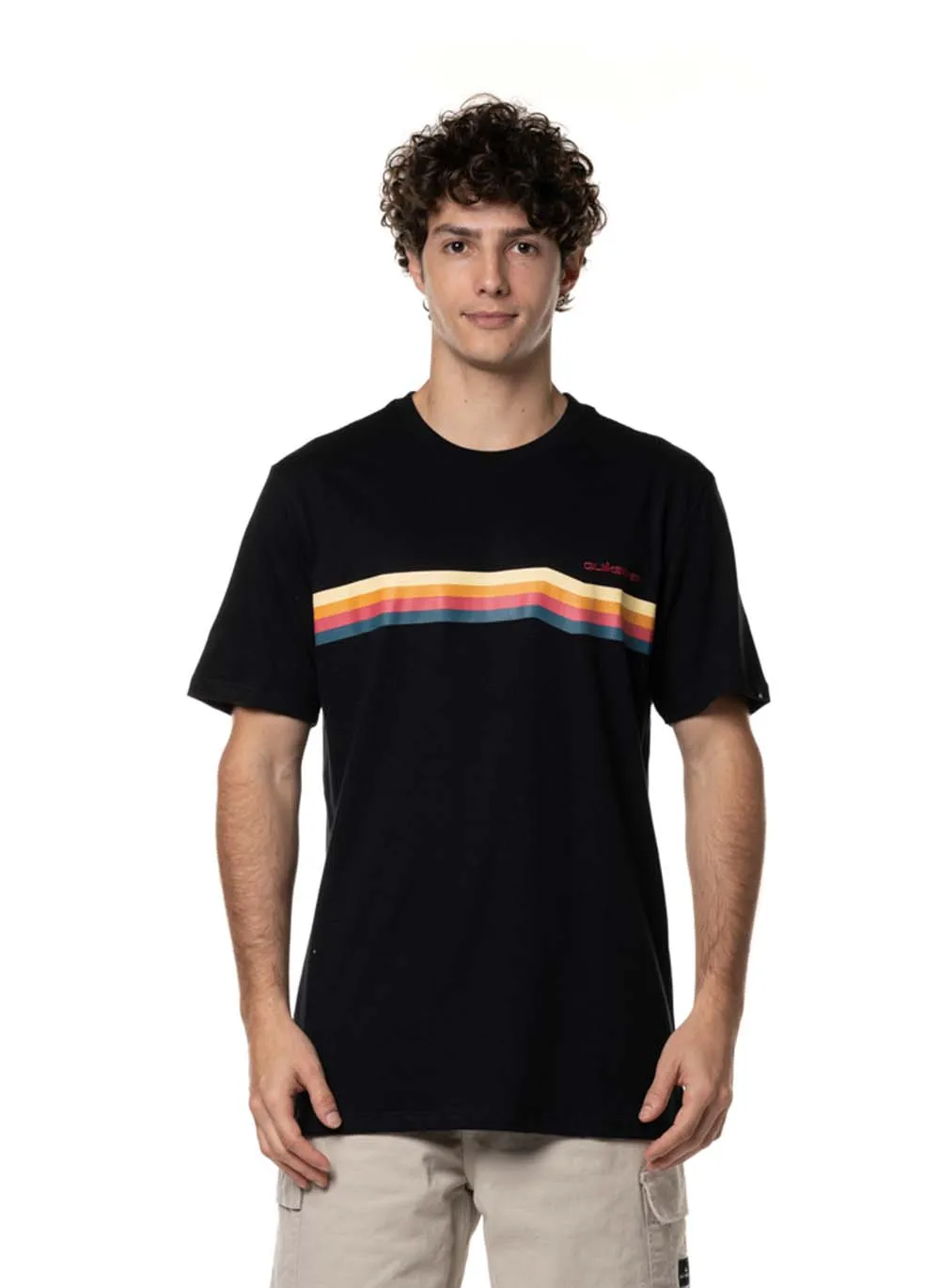 Camiseta Quiksilver M/C Retrospect Preto