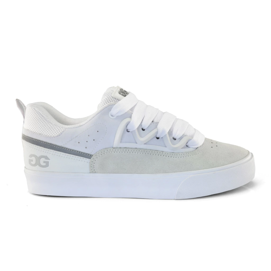 Tênis Double-g Inject Skate Branco Encorpado Passador Grande