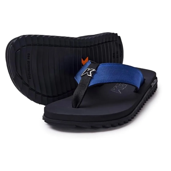 Sandália Kenner Kivah - Preto/Azul Escuro