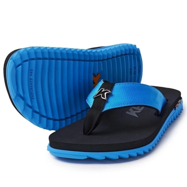 Sandália Kenner Kivah - Preto/Azul Claro