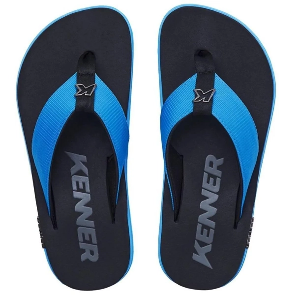 Sandália Kenner Kivah - Preto/Azul Claro - Imagem 2