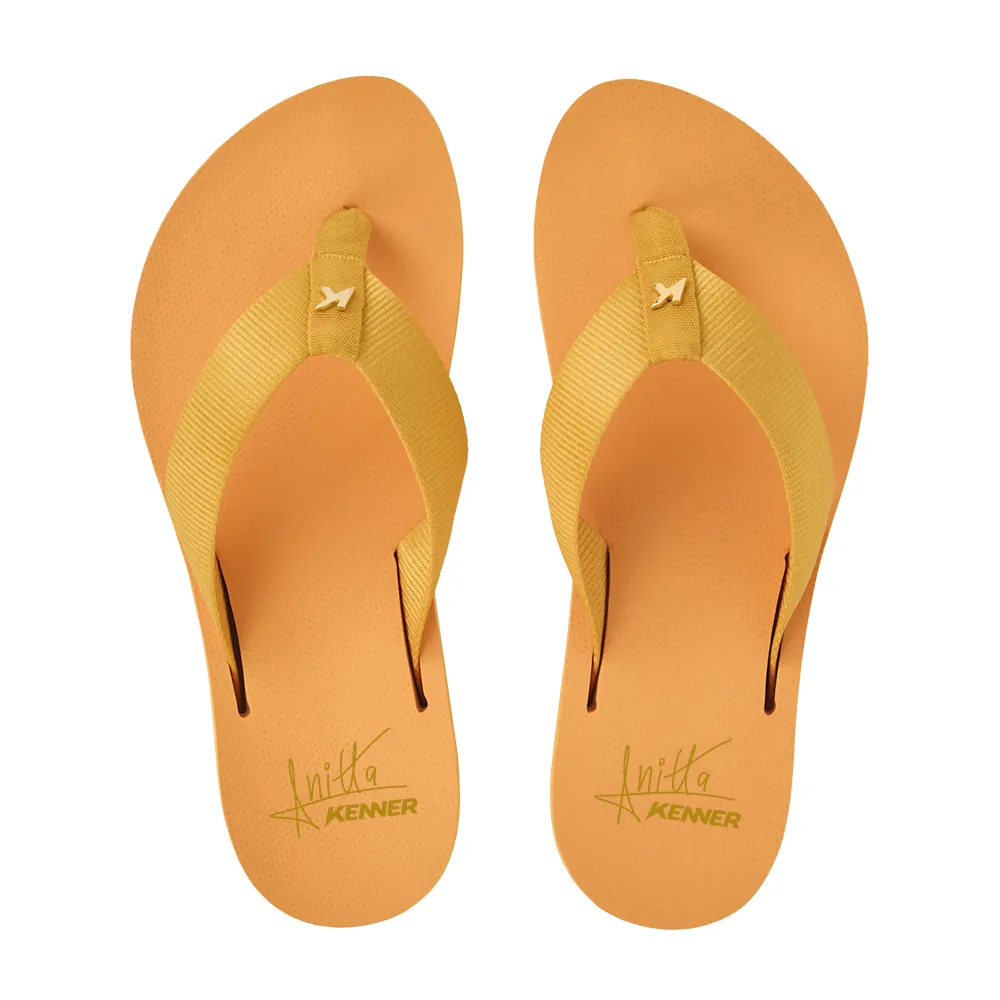 Sandália Kenner Kyra Anitta Amarelo/Branco - Imagem 4