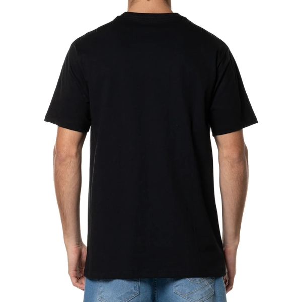 Camiseta Quiksilver Omni Check Masculina Preto - Imagem 2