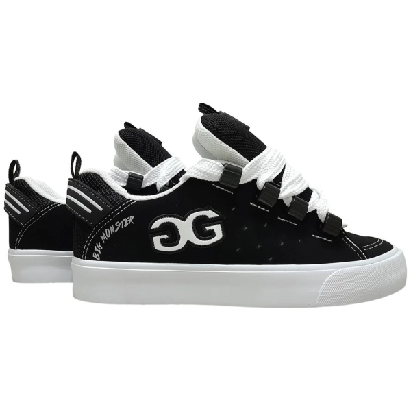 Tênis Qix Double G Big Monster Skate Robusto - Preto/Branco - Imagem 4