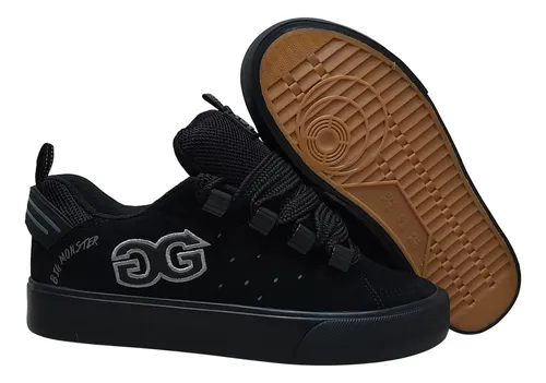 Tênis Qix Double G Big Monster Skate Robusto - All Black - Imagem 2