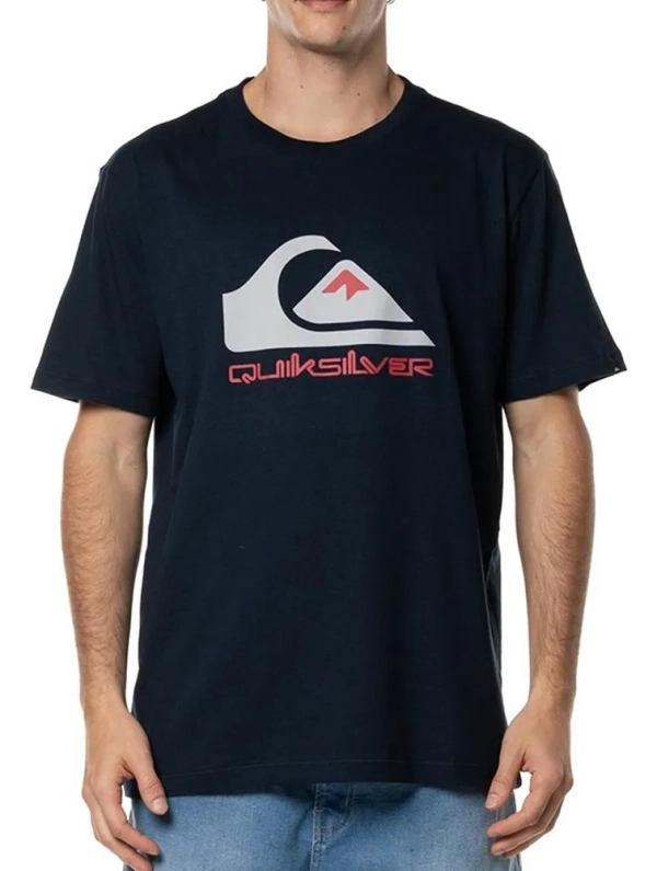 Camiseta Quiksilver Full Logo Masculina Marinho Escuro