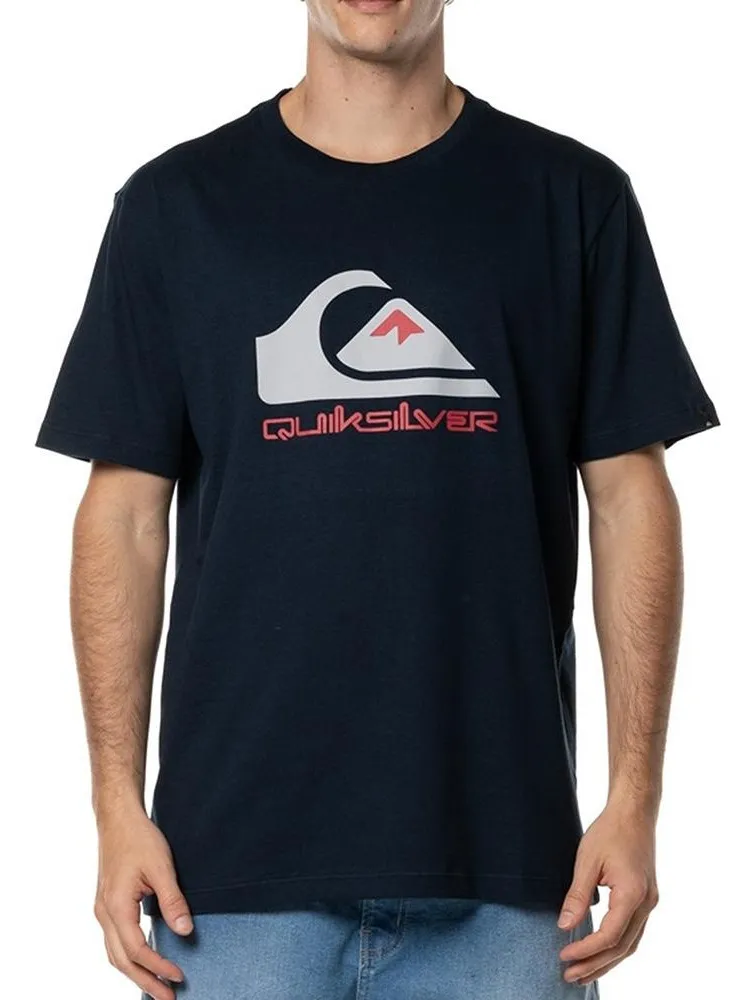 Camiseta Quiksilver Full Logo Masculina Marinho Escuro