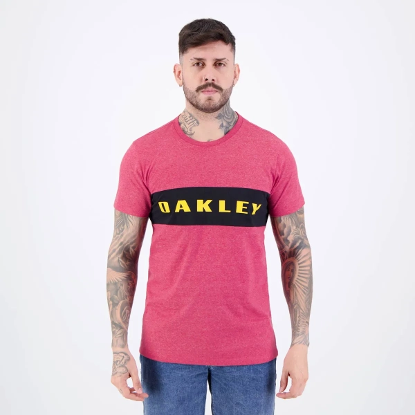 Camiseta Masculina Mod Sport Tee - Bordô| Oakley