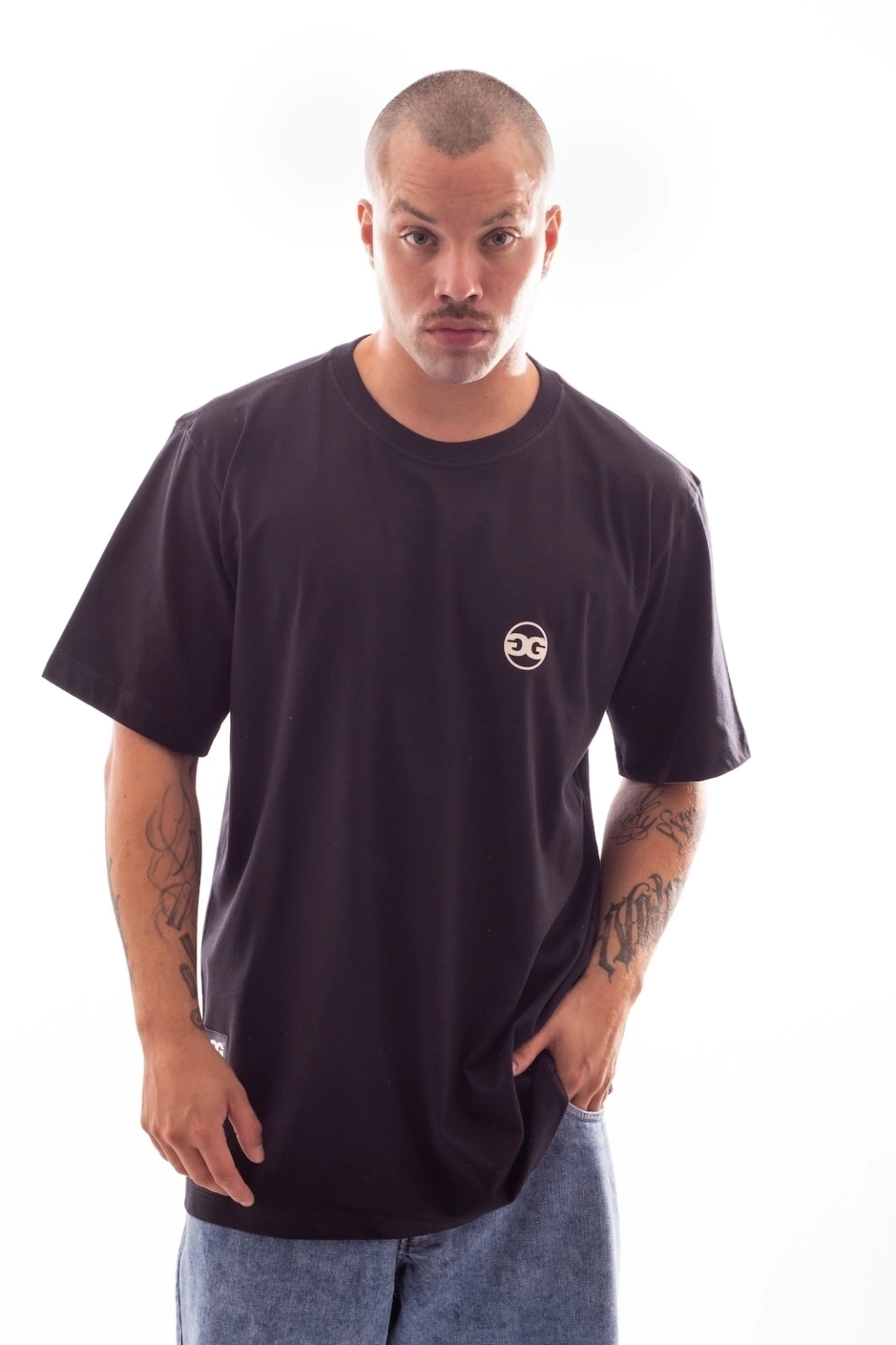 Camiseta Double-G - Respected Bege - Imagem 4