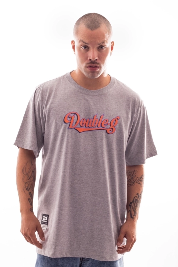 Camiseta Double-G - Lettering Mescla - Imagem 2