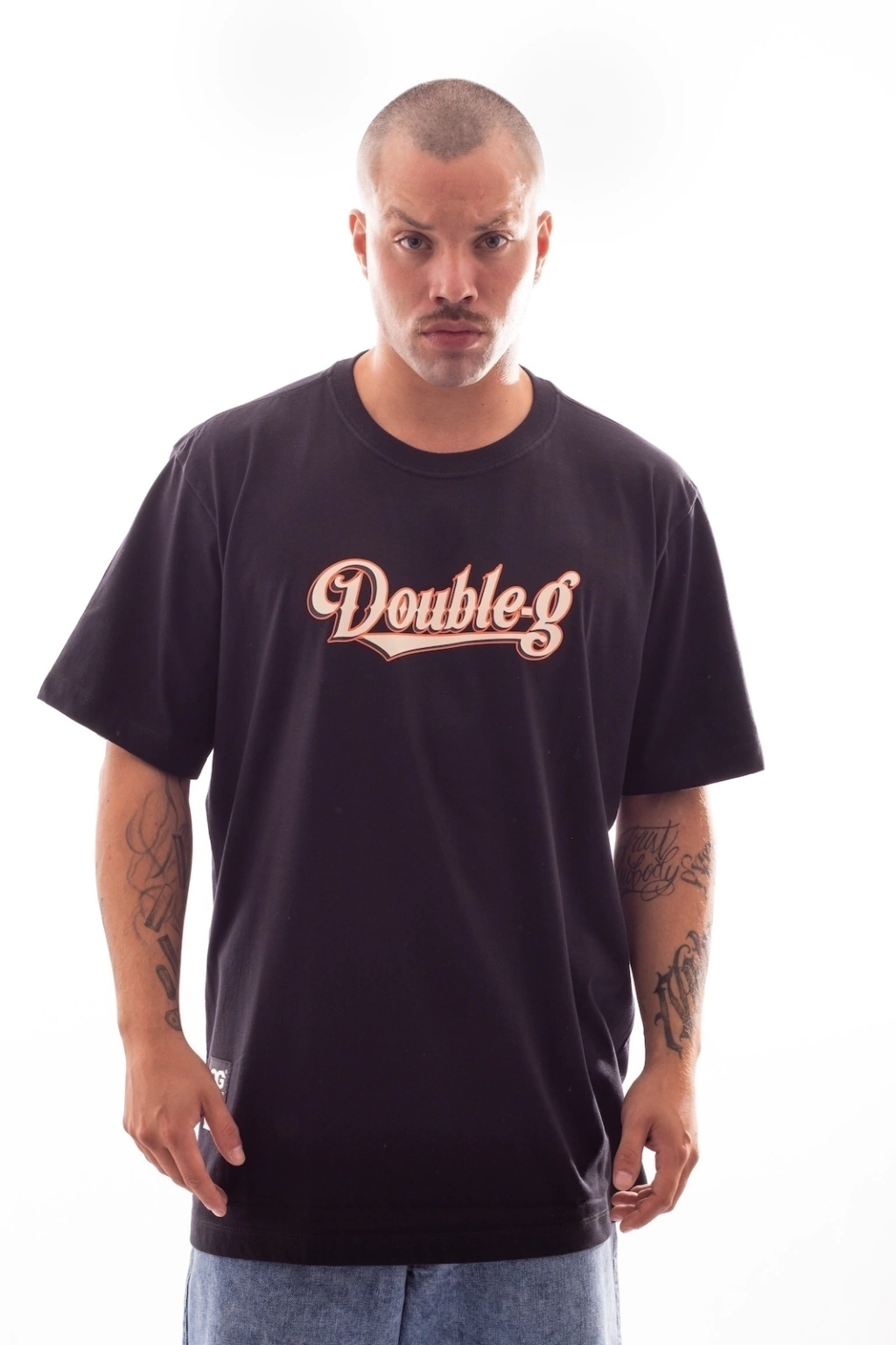 Camiseta Double-G - Lettering