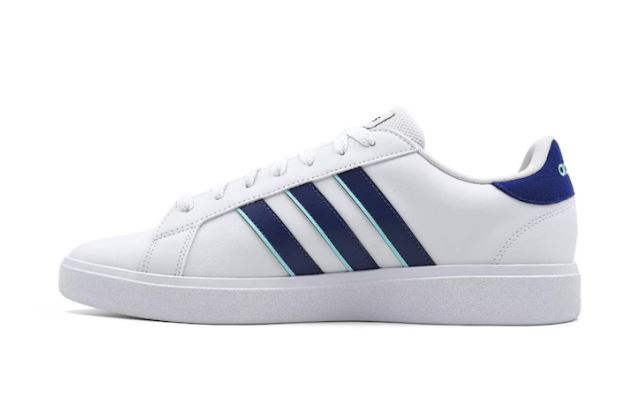 Tênis Adidas Grand Court Base 2.0 Masculino Branco/Azul original - Imagem 5